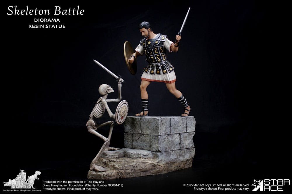 Ray Harryhausen Diorama 1/8 Skeleton Battle Scene 30 cm [8]