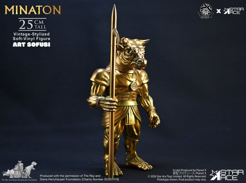 Ray Harryhausen Soft Vinyl Statue Minaton Vintage-Style 25 cm [7]