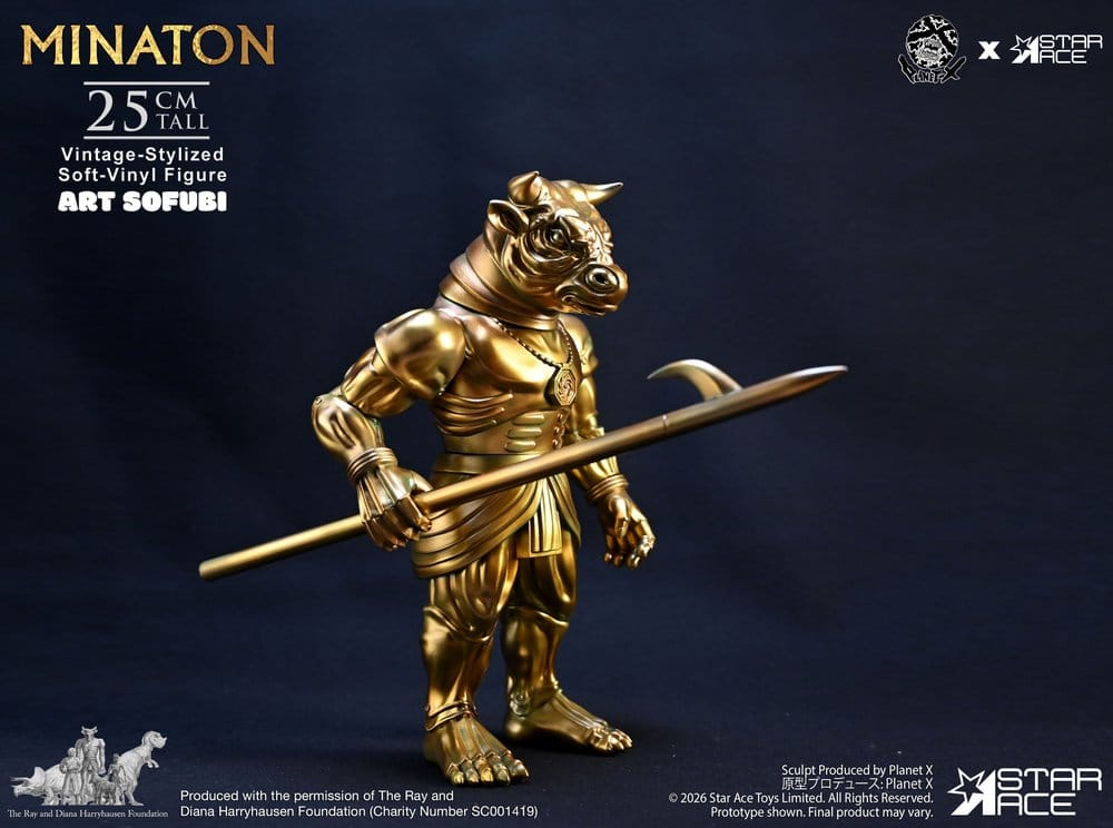 Ray Harryhausen Soft Vinyl Statue Minaton Vintage-Style 25 cm [9]