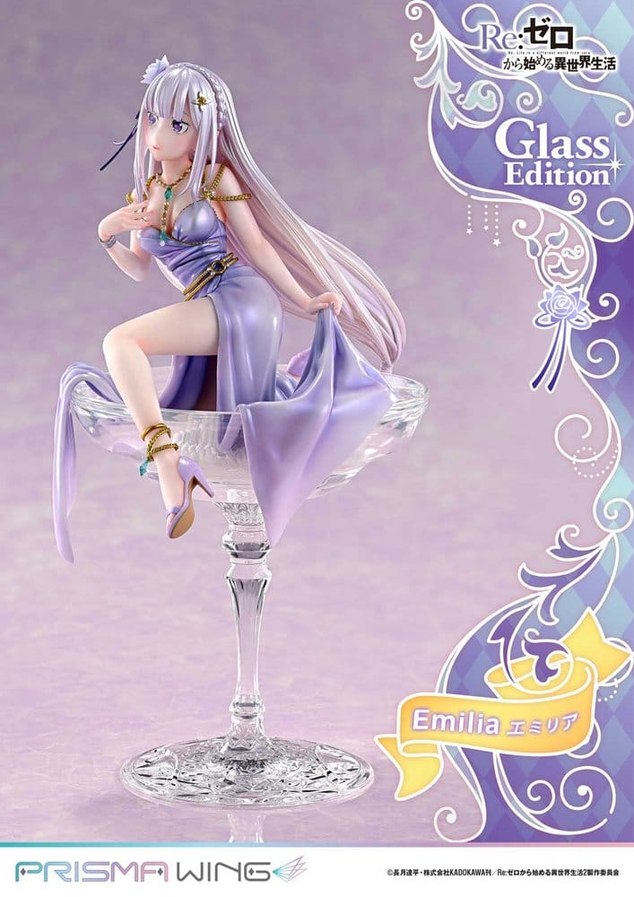 Re:Zero Prisma Wing Statue 1/7 Emilia Glass Edition 29 cm [7]