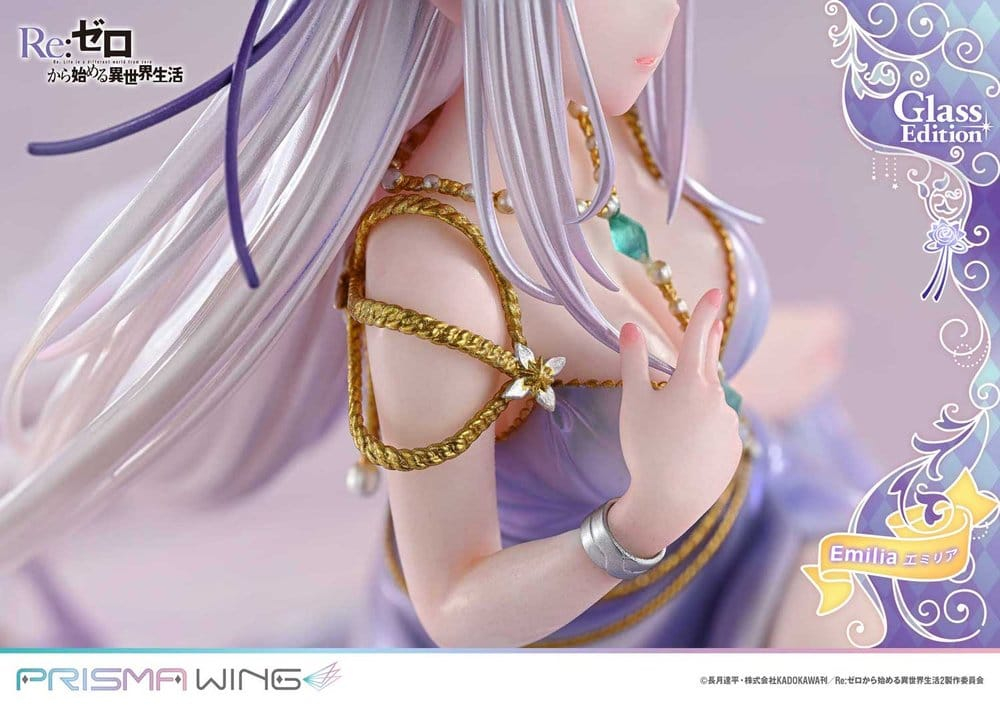 Re:Zero Prisma Wing Statue 1/7 Emilia Glass Edition 29 cm [15]