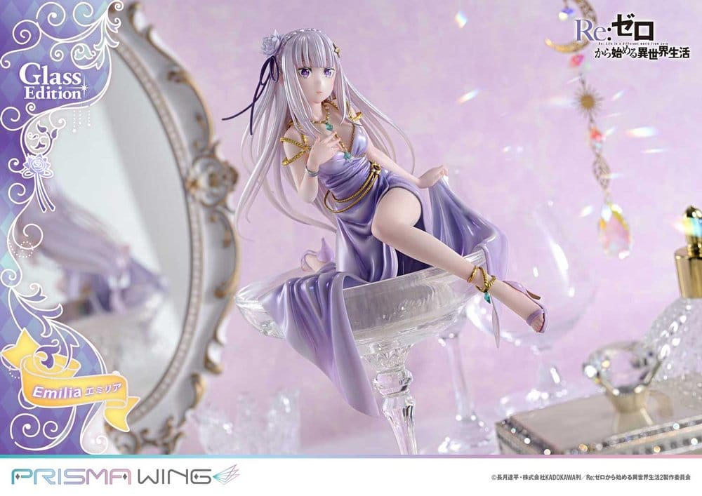 Re:Zero Prisma Wing Statue 1/7 Emilia Glass Edition 29 cm [20]