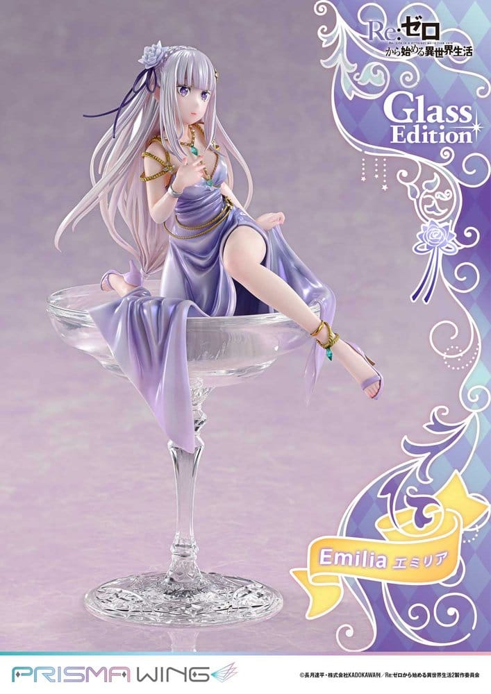 Re:Zero Prisma Wing Statue 1/7 Emilia Glass Edition 29 cm [6]
