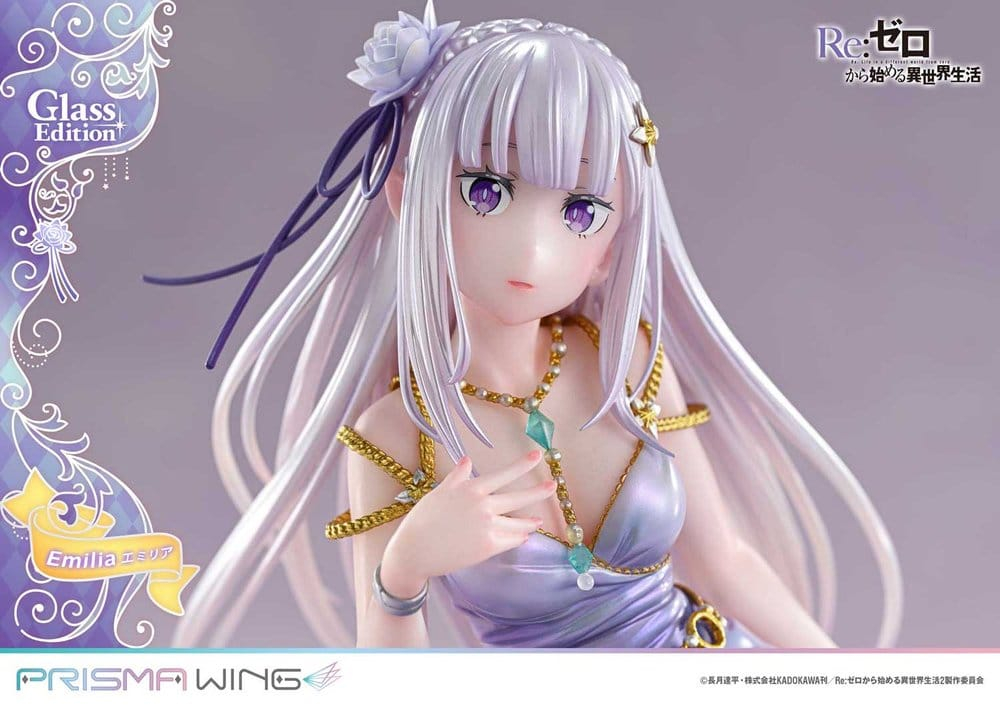 Re:Zero Prisma Wing Statue 1/7 Emilia Glass Edition 29 cm [13]