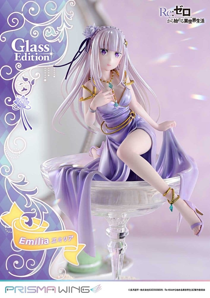 Re:Zero Prisma Wing Statue 1/7 Emilia Glass Edition 29 cm [10]