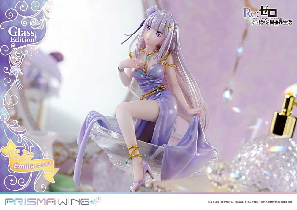 Re:Zero Prisma Wing Statue 1/7 Emilia Glass Edition 29 cm [11]