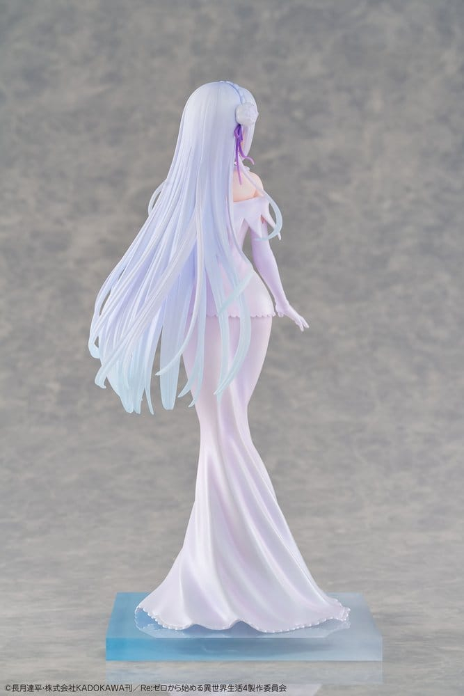 Re:ZERO -Starting Life in Another World- PVC Figure 1/7 Emilia Wedding dress Ver. 24 cm [5]