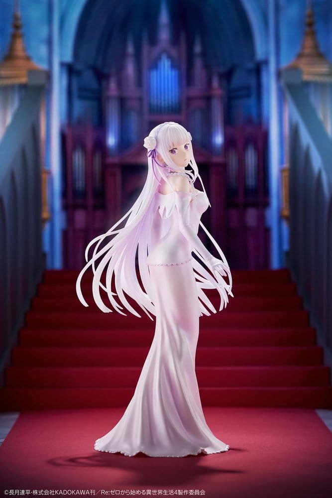 Re:ZERO -Starting Life in Another World- PVC Figure 1/7 Emilia Wedding dress Ver. 24 cm [10]