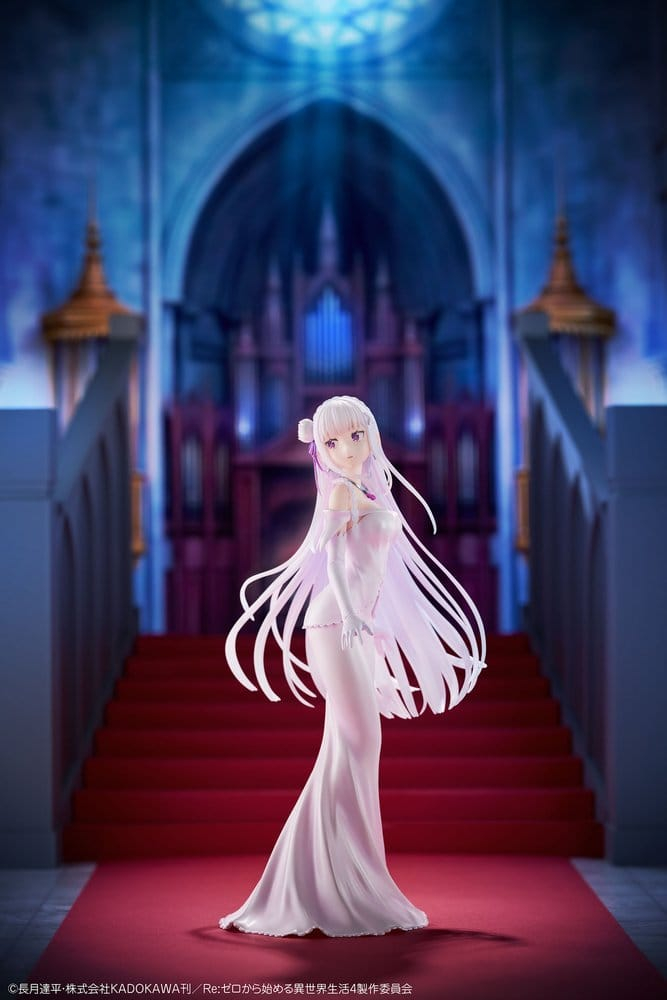 Re:ZERO -Starting Life in Another World- PVC Figure 1/7 Emilia Wedding dress Ver. 24 cm [7]
