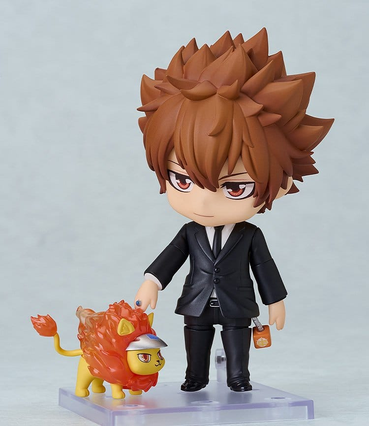 Reborn! Series Nendoroid Action Figure Tsunayoshi Sawada: Black Suit Ver. 11 cm [3]