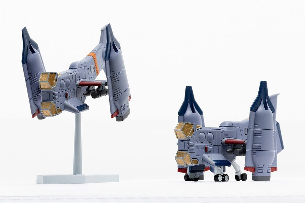 Rebuild of Evangelion SYUTO Tiny Scale Plastic Model Kit UNAF Close Air Support VTOL Aircraft YAGR-3B 5 cm [2]