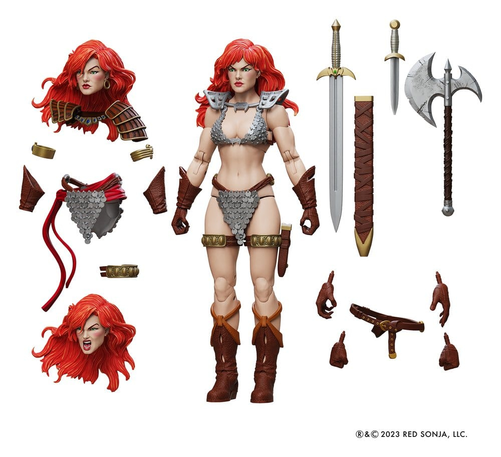 Red Sonja Epic H.A.C.K.S. Action Figure 1/12 Scale Immortal Red Sonja [7]
