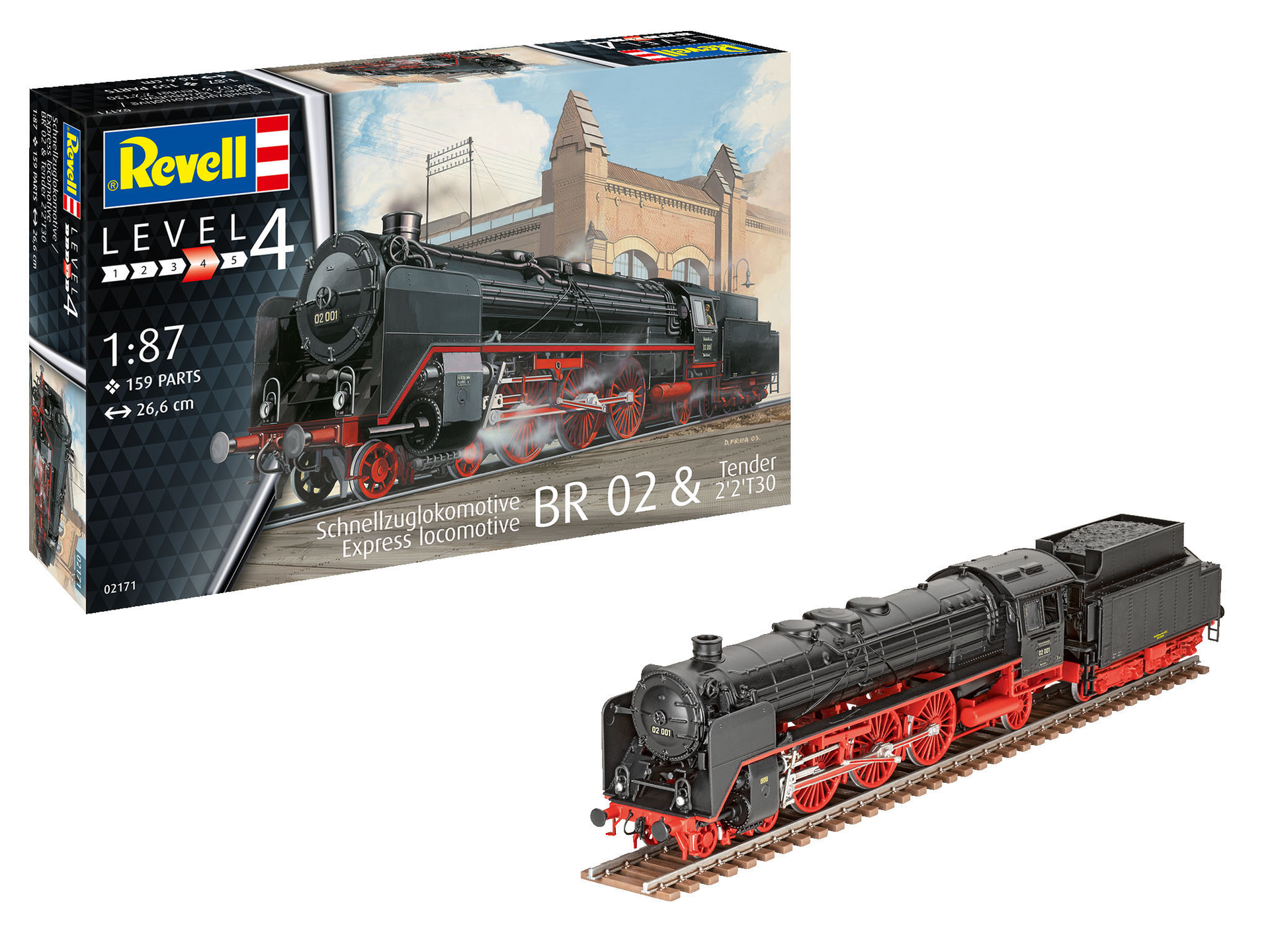 Revell Model Set Schnellzuglokomotive BR02&Tender 2'2'T30 [1]
