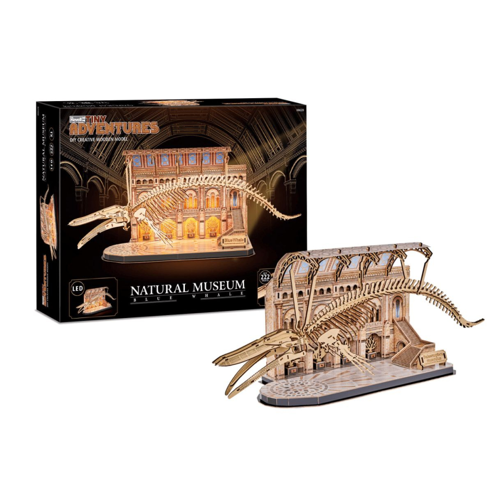 Revell Tiny Adventures Blue Whale 3D Puzzle LED [2]