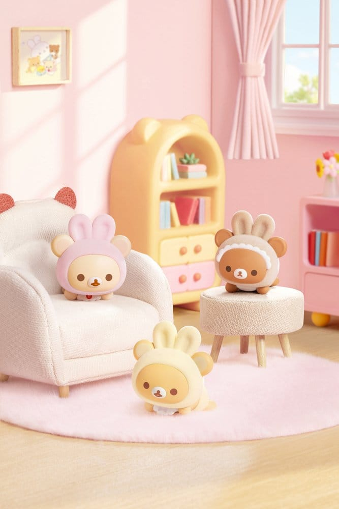 Rilakkuma Nuonuo Baby Series Blind Box Mini Figures Cubby Face Display (4) [2]