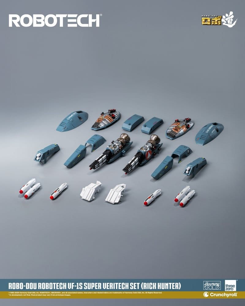 Robotech Robo-Dou Action Figure VF-1S Super Veritech Set (Rick Hunter) 20 cm [16]
