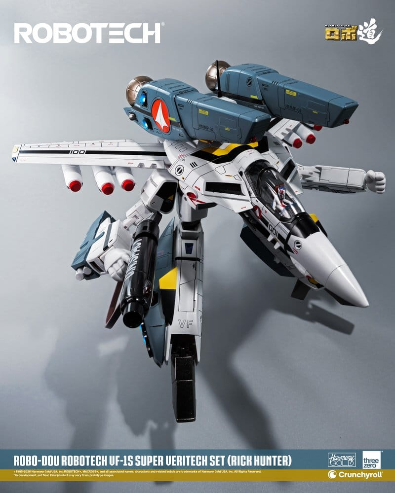 Robotech Robo-Dou Action Figure VF-1S Super Veritech Set (Rick Hunter) 20 cm [4]