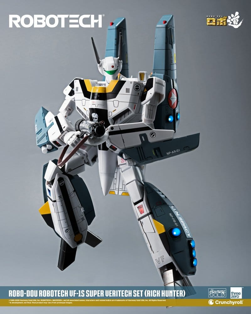 Robotech Robo-Dou Action Figure VF-1S Super Veritech Set (Rick Hunter) 20 cm [18]