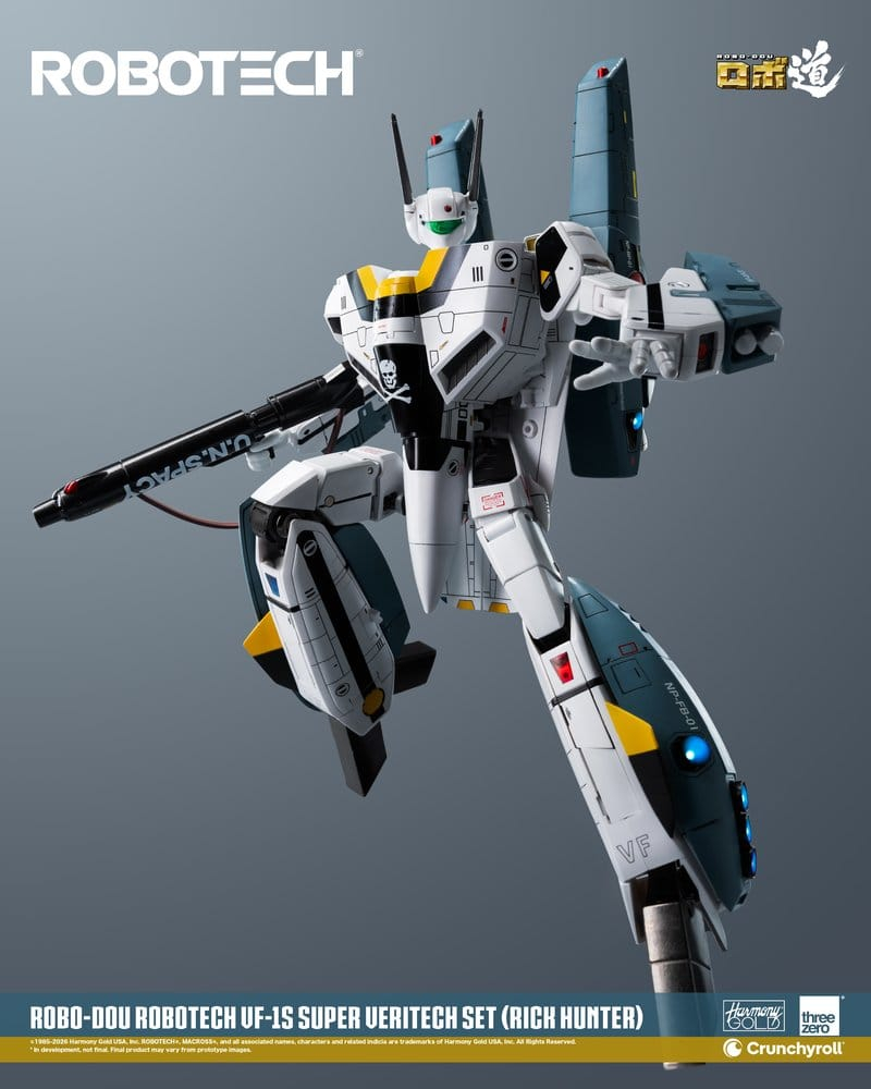 Robotech Robo-Dou Action Figure VF-1S Super Veritech Set (Rick Hunter) 20 cm [20]