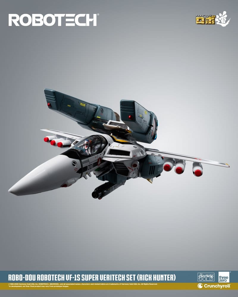 Robotech Robo-Dou Action Figure VF-1S Super Veritech Set (Rick Hunter) 20 cm [8]