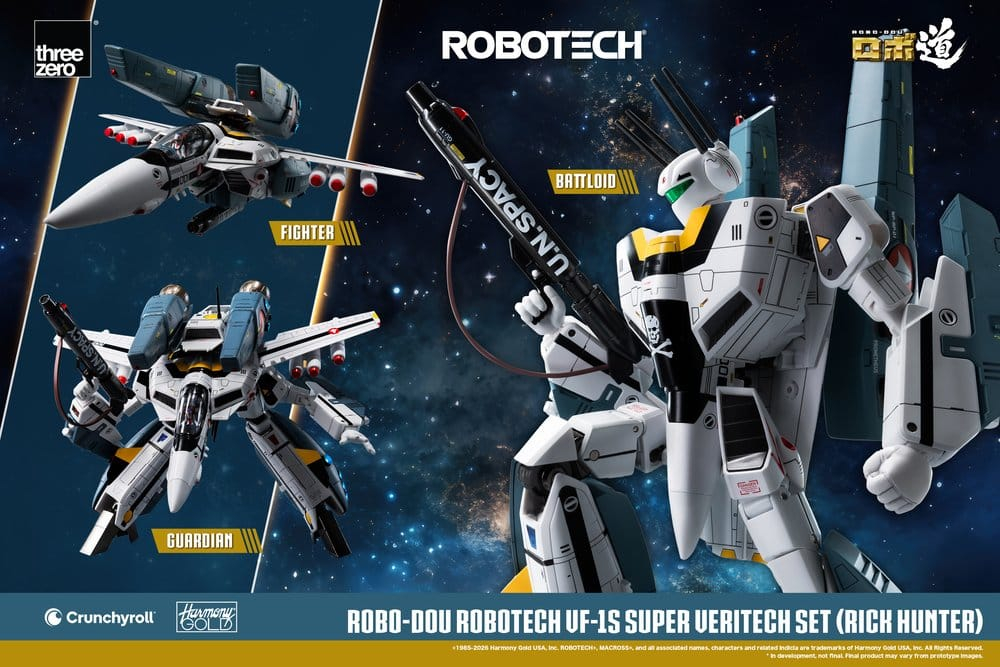 Robotech Robo-Dou Action Figure VF-1S Super Veritech Set (Rick Hunter) 20 cm [24]