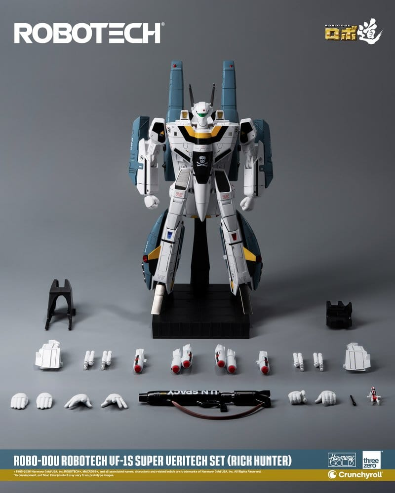 Robotech Robo-Dou Action Figure VF-1S Super Veritech Set (Rick Hunter) 20 cm [2]