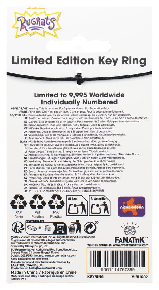 Rugrats Limited Edition 35th Anniversary Keyring [2]