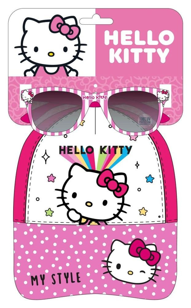 Sanrio Cap & Sunglasses Set Hello Kitty A 53 cm [2]