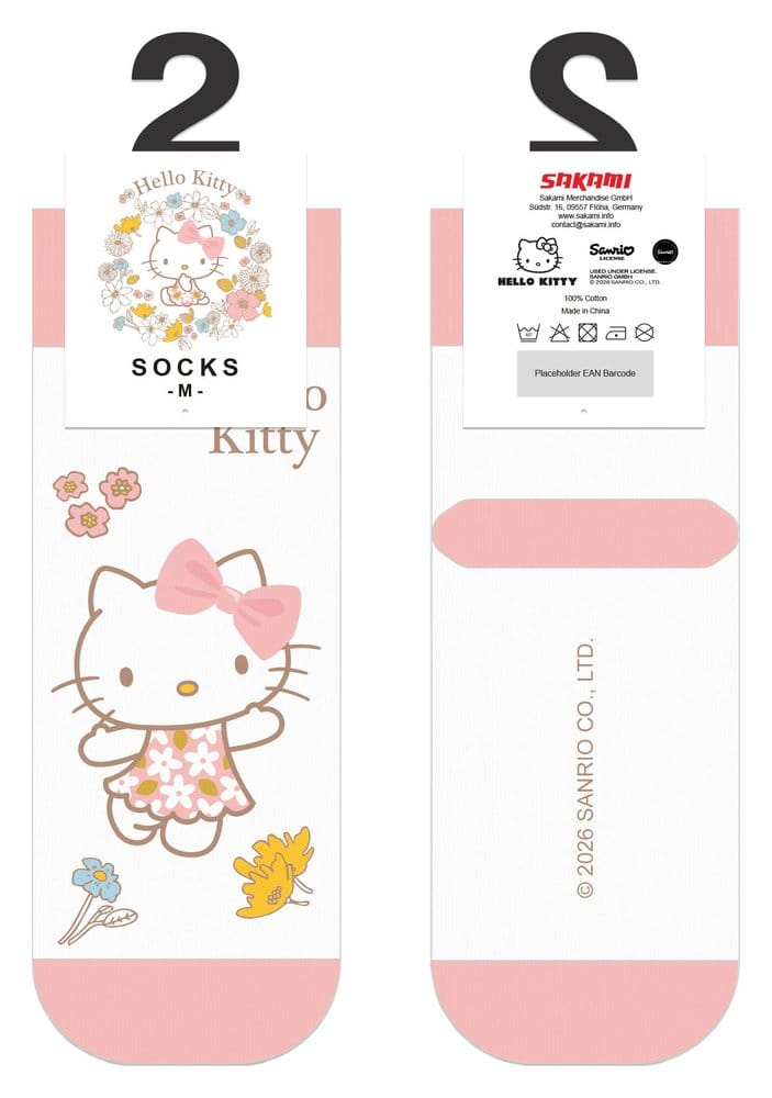 Sanrio Socks Hello Kitty Buttercream Short 36-40 [2]