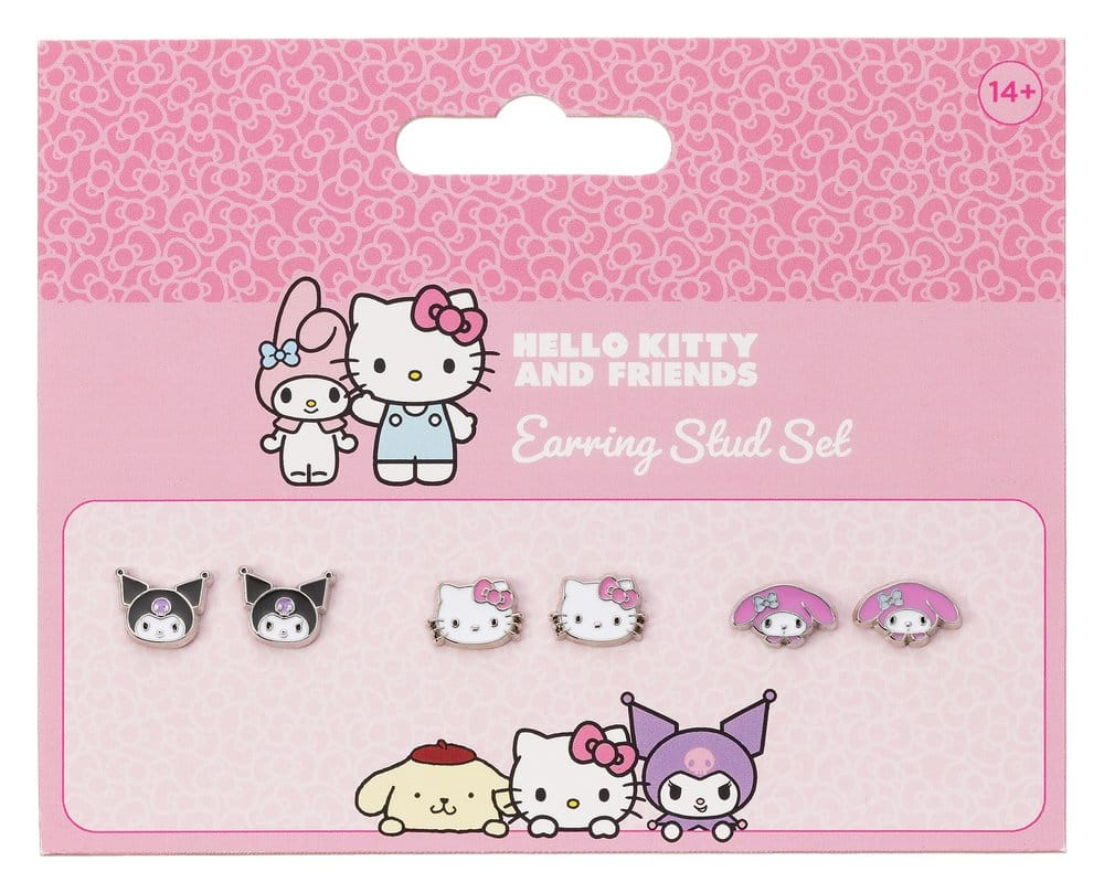 Sanrio Stud Earring Set Hello Kitty, Kuromi and My Melody [3]