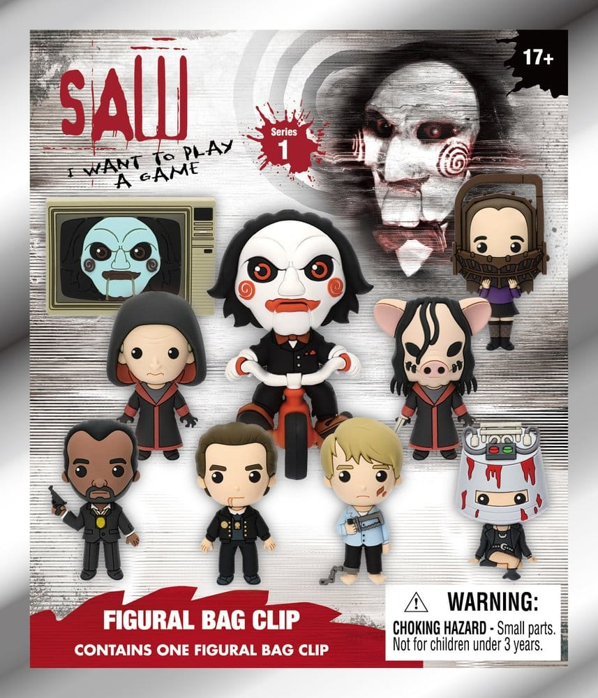 Saw 3D PVC Bag Clips Series 1 Blind Bag Display (24) [2]