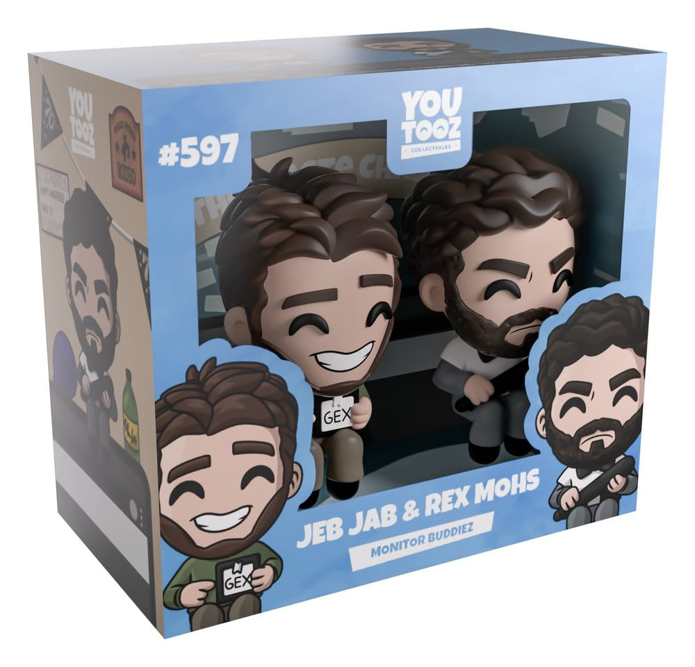 Scott the Woz Vinyl Figures Jeb Jab & Rex Mohs Monitor Buddiez 6 cm [3]