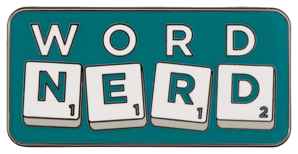 Scrabble Pin Badge Word Nerd Limited Edition [3]