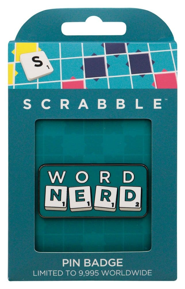 Scrabble Pin Badge Word Nerd Limited Edition [2]