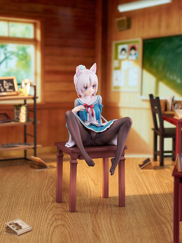 Senren*Banka PVC Figure 1/7 Yoshino Tomotake Animal Ears School Uniform Ver. 21 cm [3]