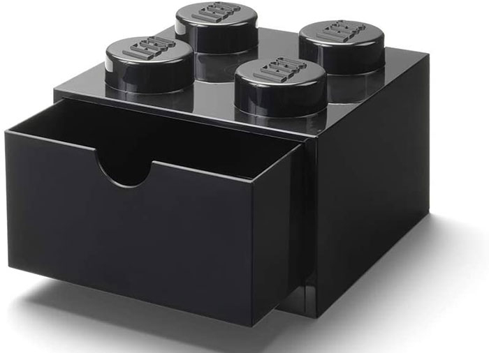 Sertar de birou LEGO 2x2 negru [2]