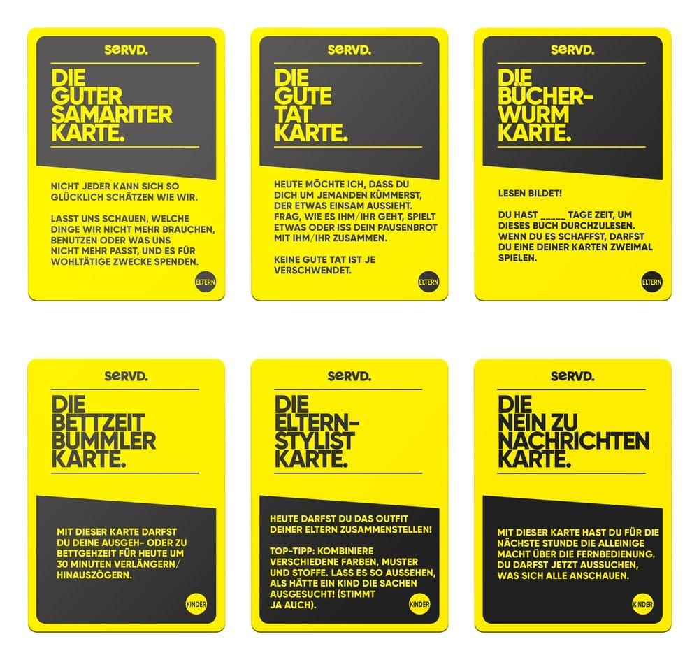 SERVD Card Game Kids vs Parents *German Version* [3]