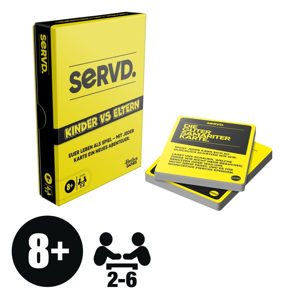 SERVD Card Game Kids vs Parents *German Version* [4]