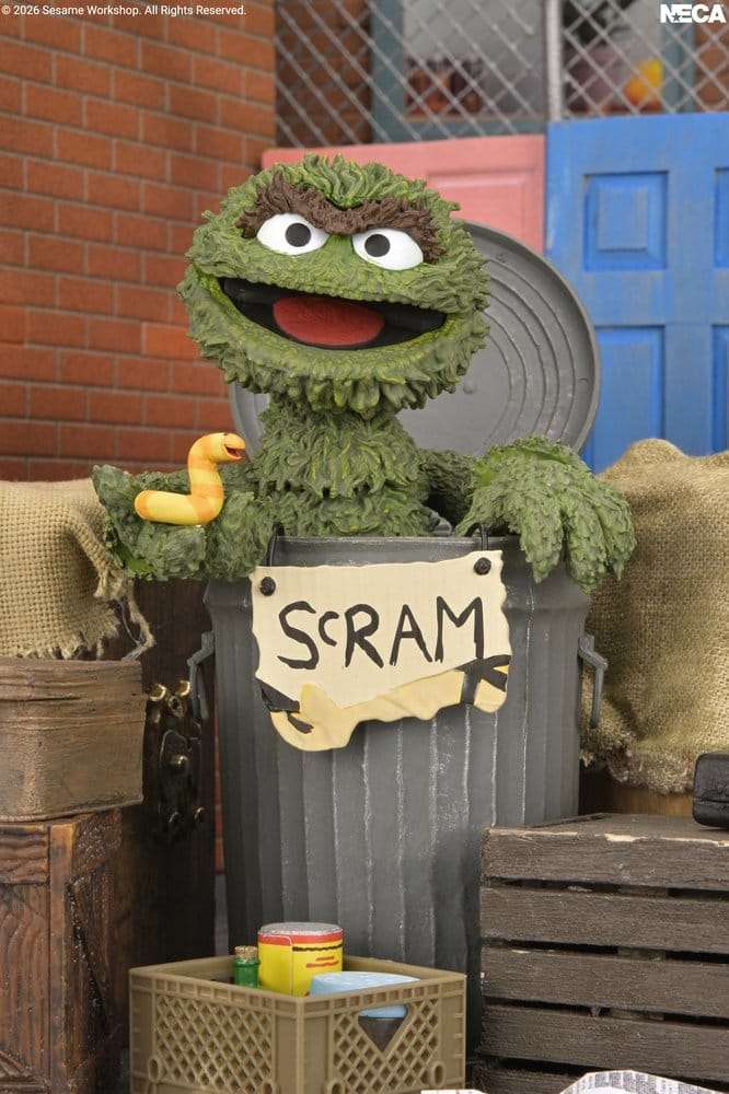 Sesame Street Ultimate Action Figure Oscar the Grouch 18 cm [3]