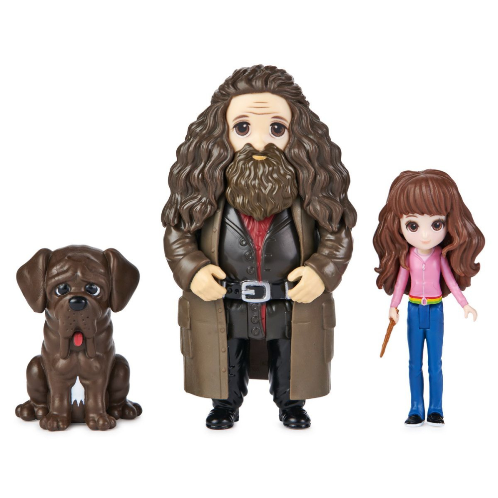 Set 3 Figurine Harry Potter - Hermione, Hagrid si Fang [2]