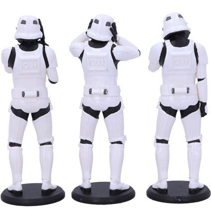 Set 3 figurine Original Stormtrooper Three Wise Nemesis Now - vedere frontala [5]