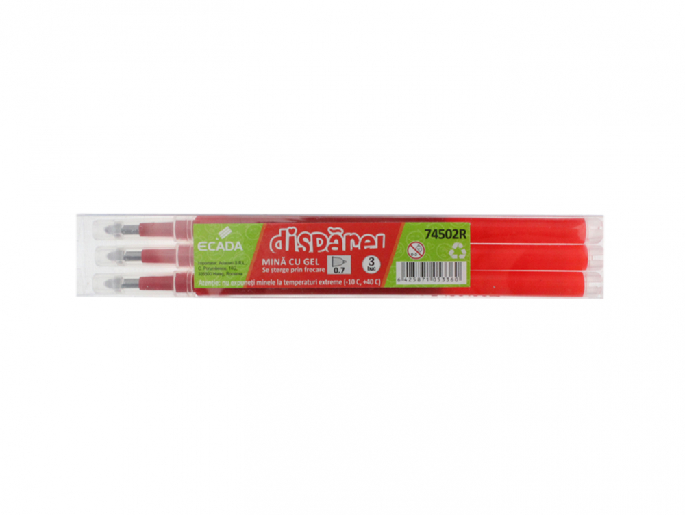 Set 3 mine gel ECADA Disparel – cerneala rosie termosensibila [1]