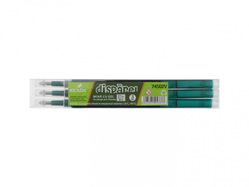 Set 3 mine gel ECADA Disparel – cerneala verde termosensibila [1]