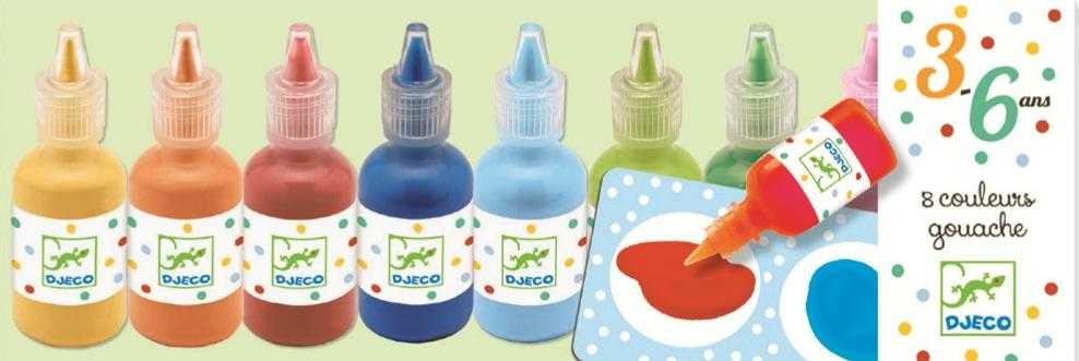 Set 8 Culori guase, Djeco [1]