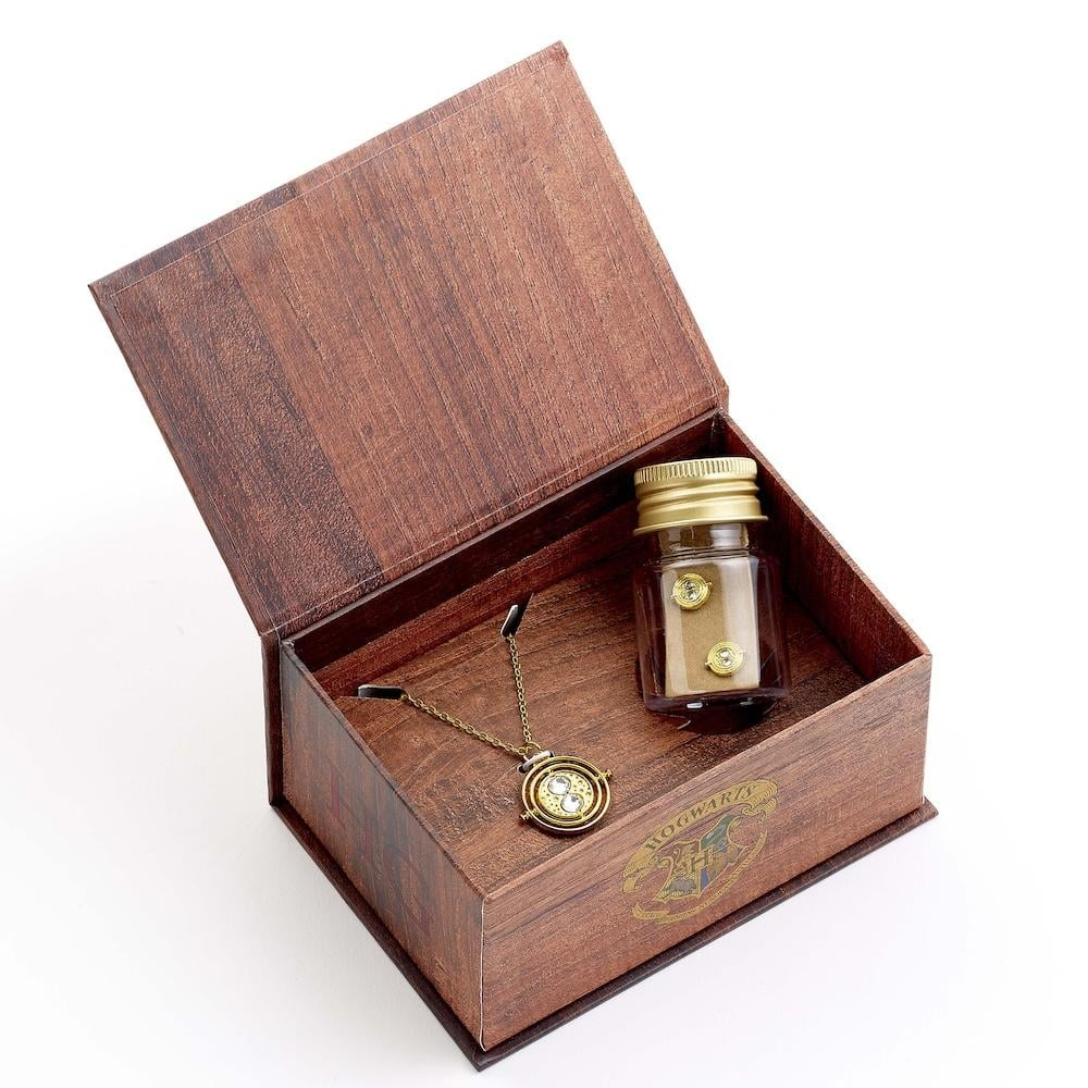 Set bijuterii Harry Potter – Colier și Cercei Time‑Turner (Boîte Cadeau) [2]