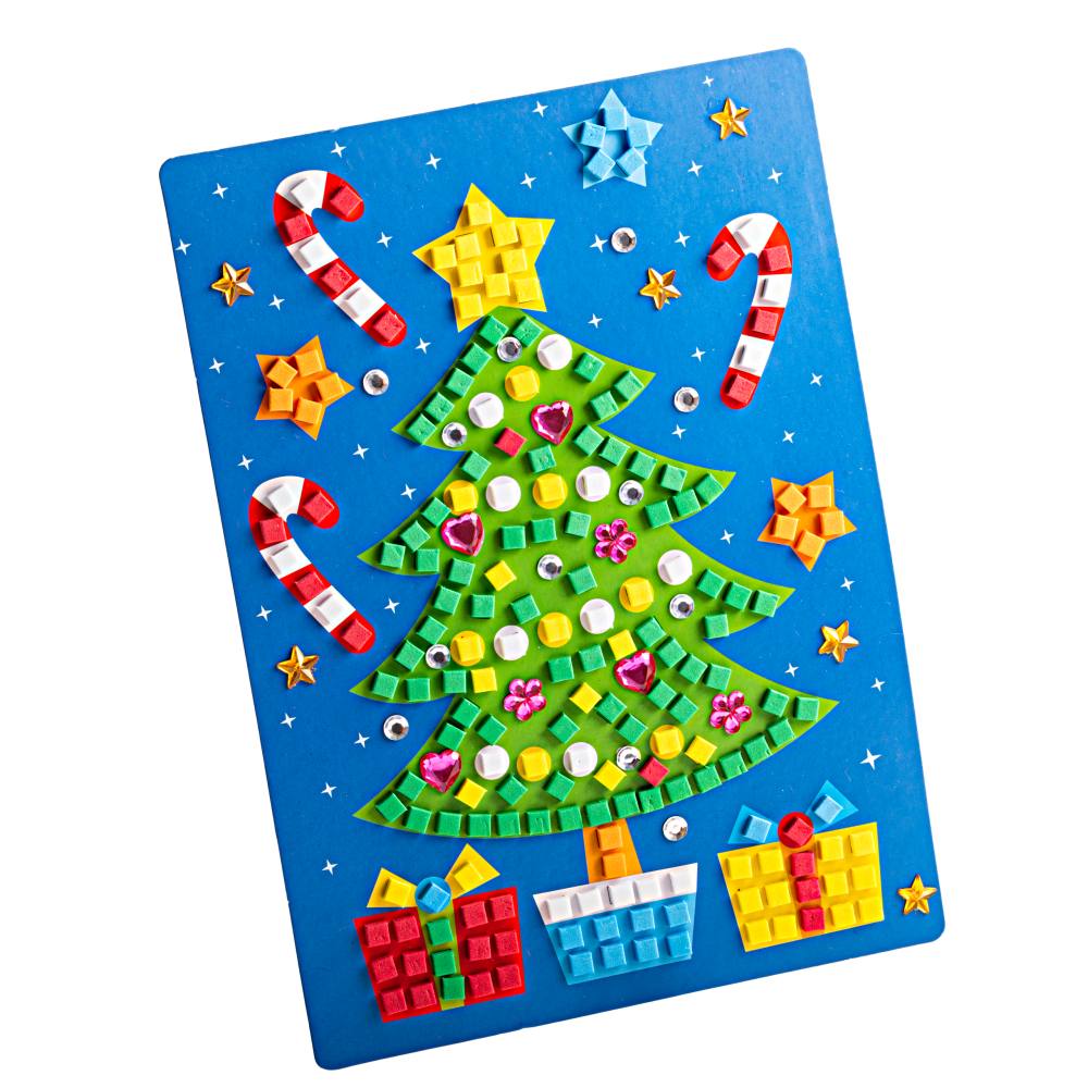 Set creativ DACO SC728 Pom de Craciun mozaic [2]
