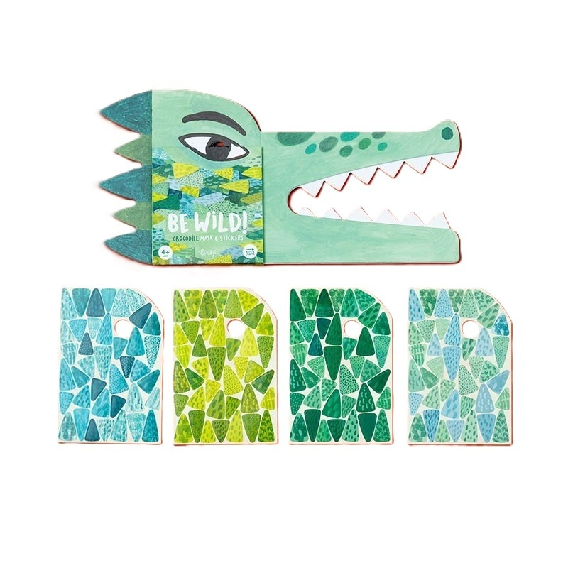 Set creativ DIY Masca pentru copii Crocodil, Londji [2]