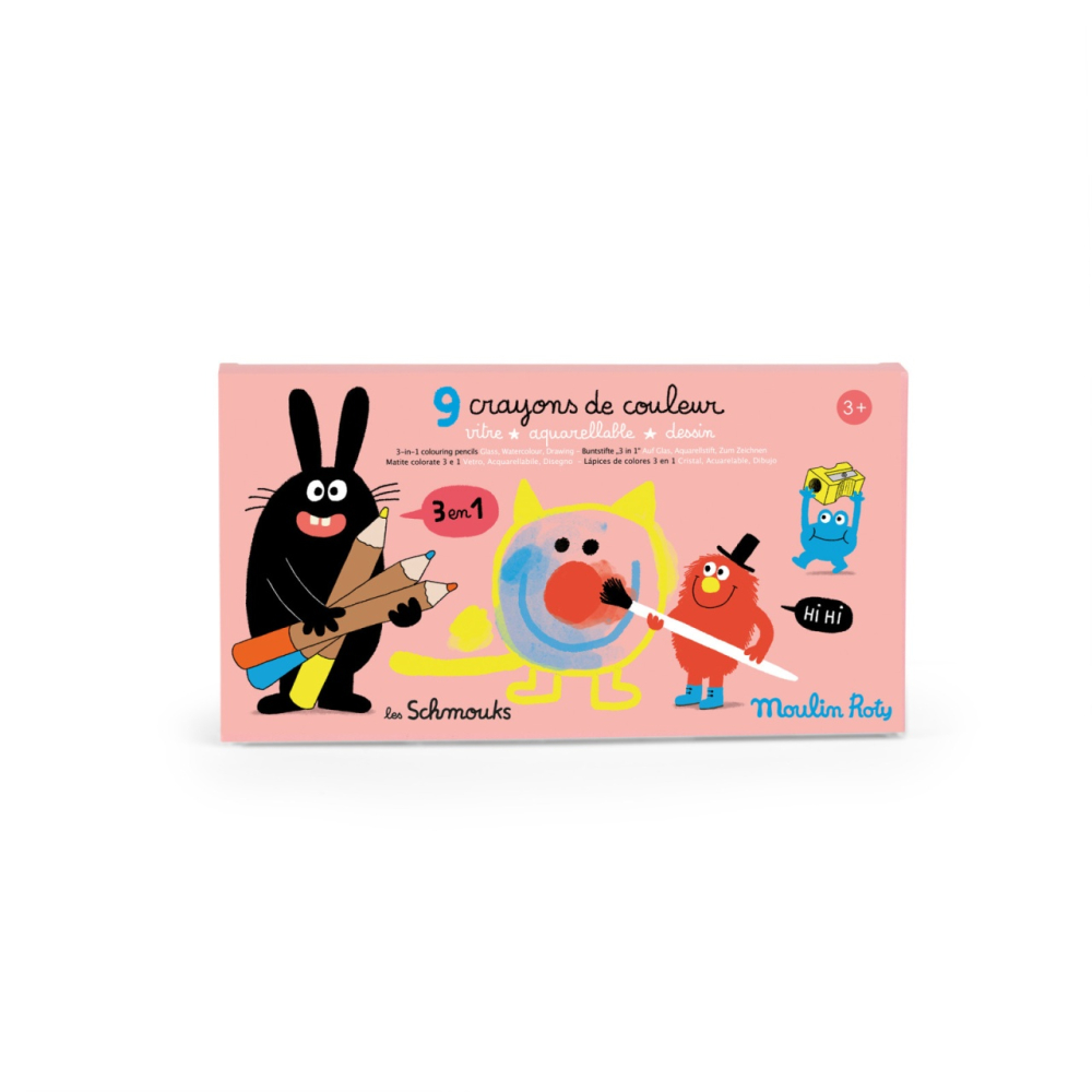Set creioane colorate multifunctionale, Moulin Roty [1]