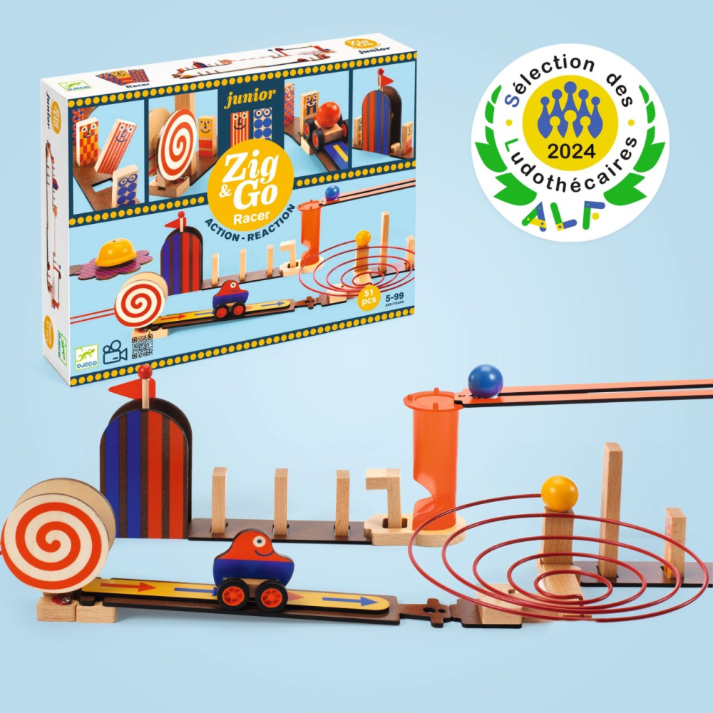 Set de constructie trasee Zig & Go Junior, Djeco [1]