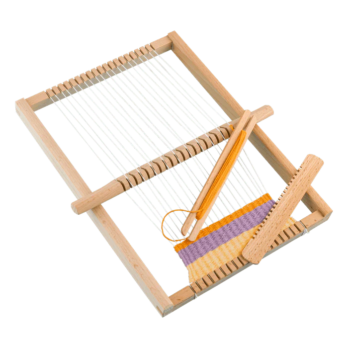 Set de tesut pentru copii Deico – Rama lemn cu accesorii (5+) [4]